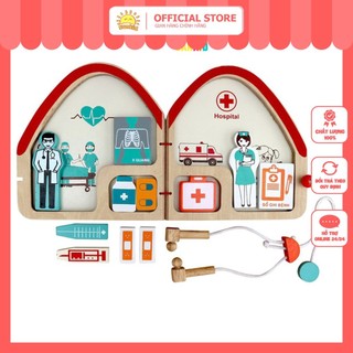 Bé tập làm bác sĩ - Đồ chơi gỗ Winwintoys