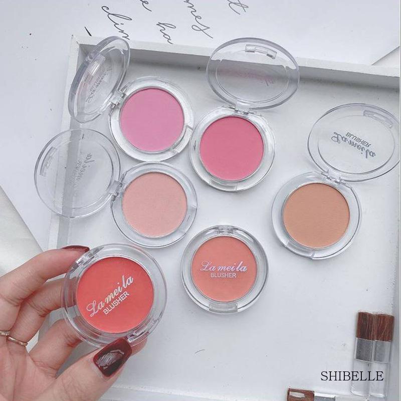 Bảng Phấn Má Hồng 6 Màu Lì Tự Nhiên Lâu Trôi Không Thấm Nước Lameila