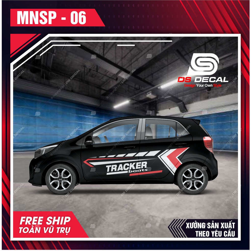 Tem dán xe ô tô Kia Morning - 06 - decal dán xe ô tô - DS Decal