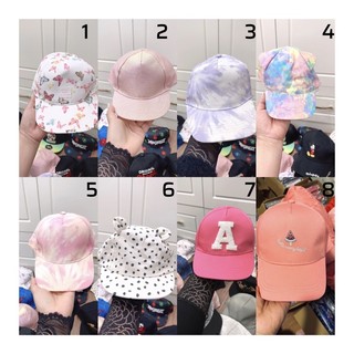 Mũ lưỡi trai xuất bé gái h&m size 1-10y