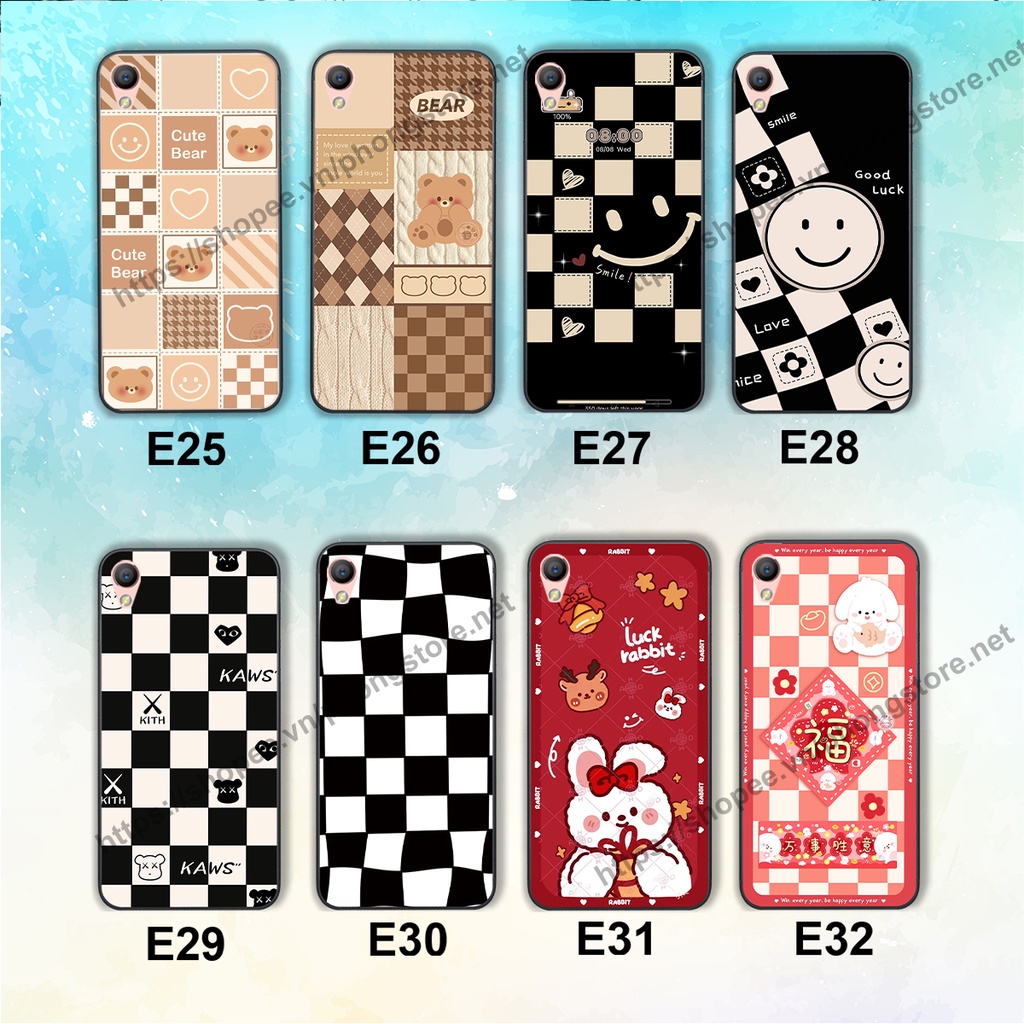 Ốp lưng Oppo A35 / F1 / A37 / Neo 9 / F1 Plus caro mặt cười cute, giá rẻ cực đẹp nhiều mẫu ốp gấu