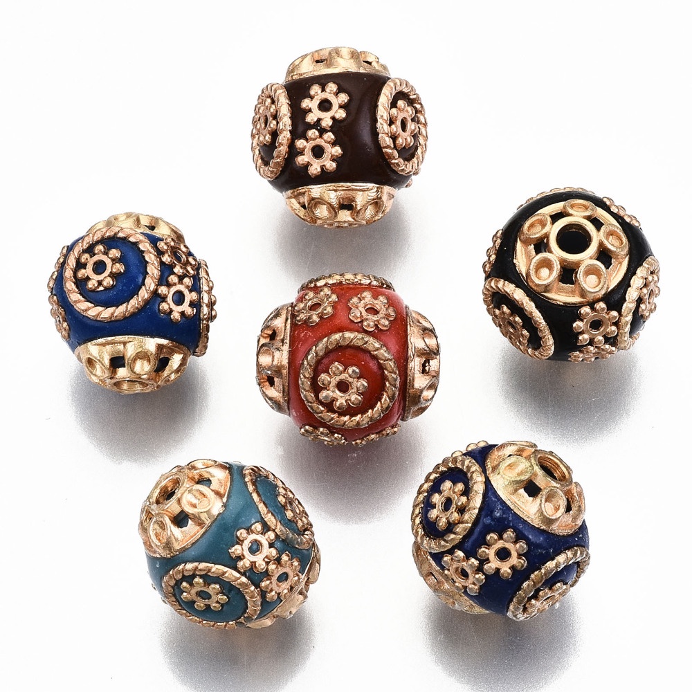Set 5-10 Hạt Bạch Kim Hình Oval 22.5x17mm: 3.2mm
