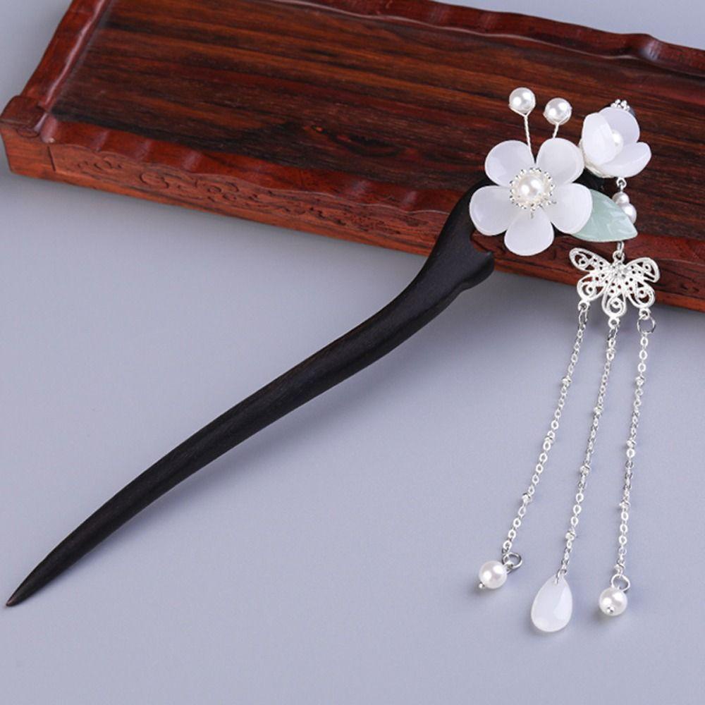 LOMBARD Trâm Cài Tóc Trung Hoa Bằng Gỗ Thời Trang Thanh Lịch Dành Cho Nữ