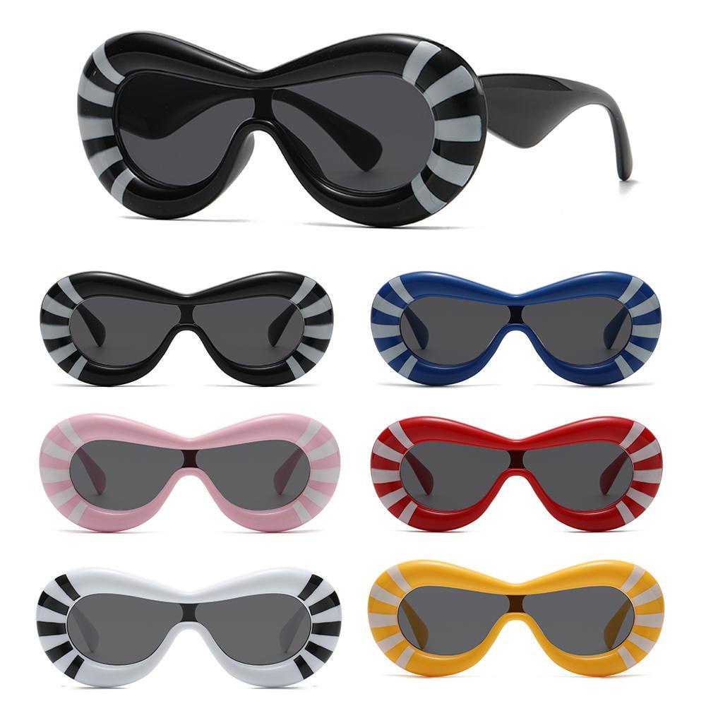 MAXG Kính Mát Oval Y2K Thời Trang Cho Nam Nữ