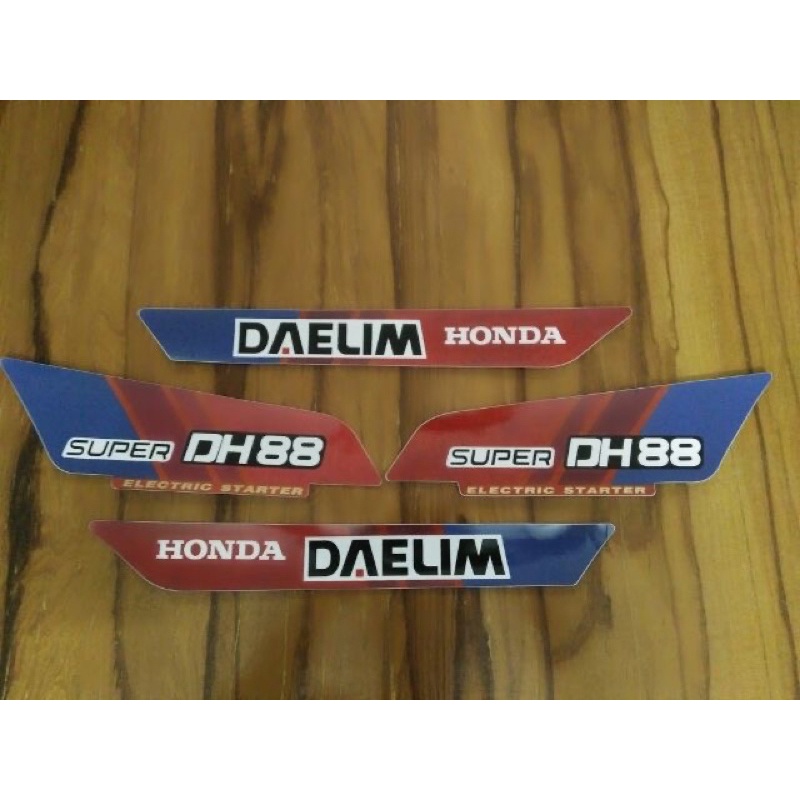 Bộ tem honda DH 88 hàng nhập Thái Lan chất lượng cao dành riêng cho dòng xe này