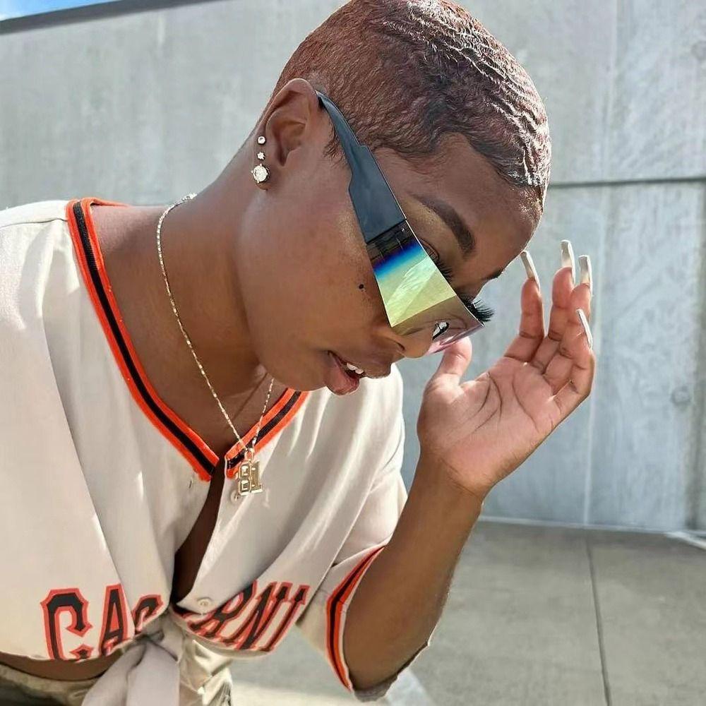 LOMBARD Kính Mát Chống Tia UV Phong Cách Punk Đường Phố Cá Tính Cho Nam Và Nữ