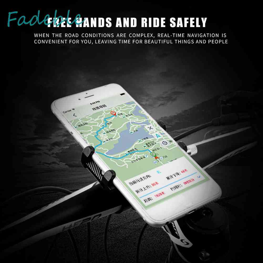 Giá Đỡ Điện Thoại Gắn Tay Lái Xe Đạp / Mô Tô Bằng Hợp Kim Nhôm Mới 2021