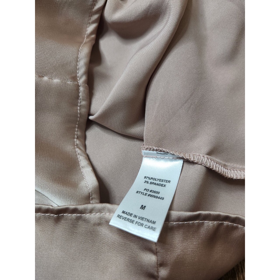 Hàng xuất xịn - Áo sơ mi ruched nút T1ming xuất khẩu
