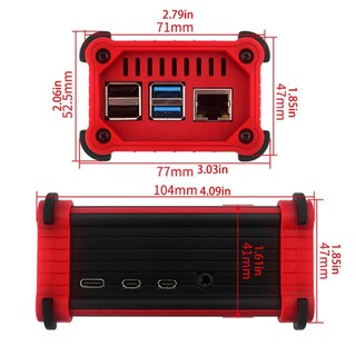 Bộ Vỏ Nhôm ez Cho Raspberry Pi 4 Model B Raspberry Pi 4