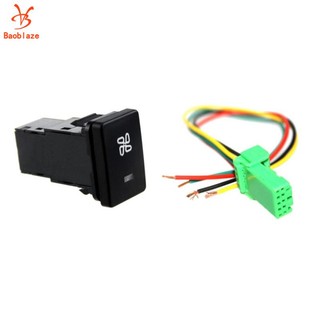 Công TắC NúT ẤN ĐèN LED Xanh Dương 12V Baoblaze Cho Toyota Camry 4Runner