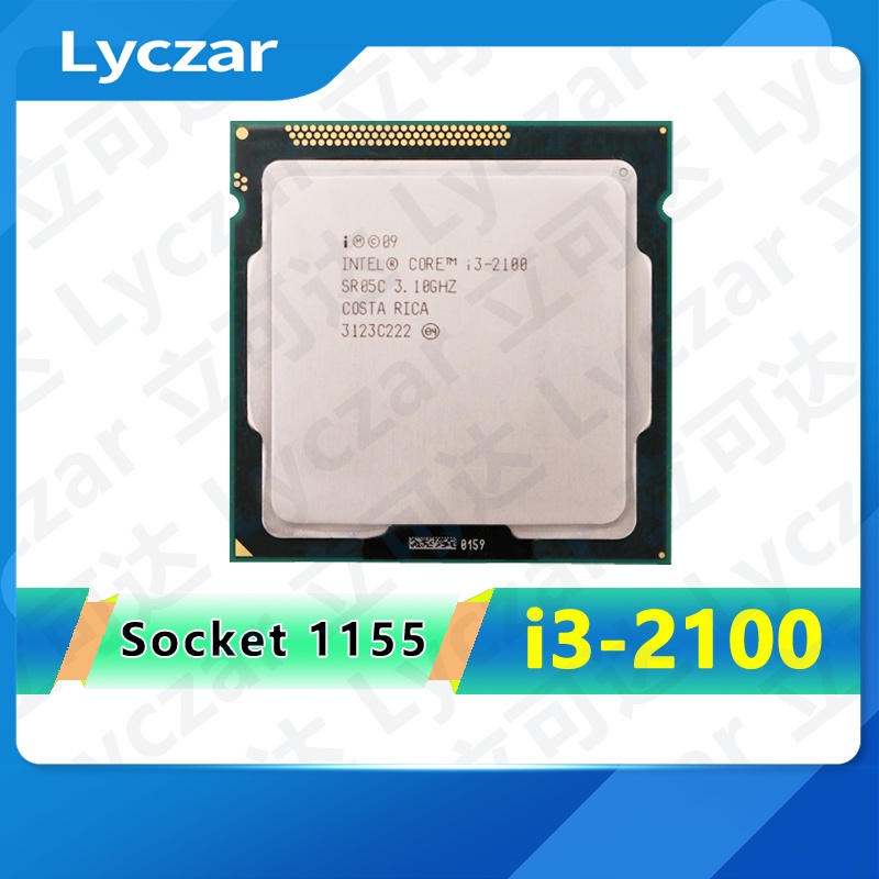 Bộ Xử Lý Intel Core i3 2100 LGA 1155 3.1GHz 3M Lõi Kép 65W Lyczar CPU Để Bàn