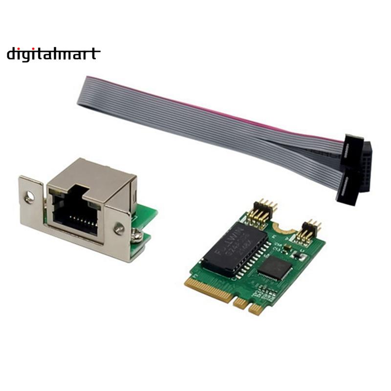 Card Mạng Mini RTL8111F M.2 A + E Sang Gigabit Ethernet RJ45 Thẻ