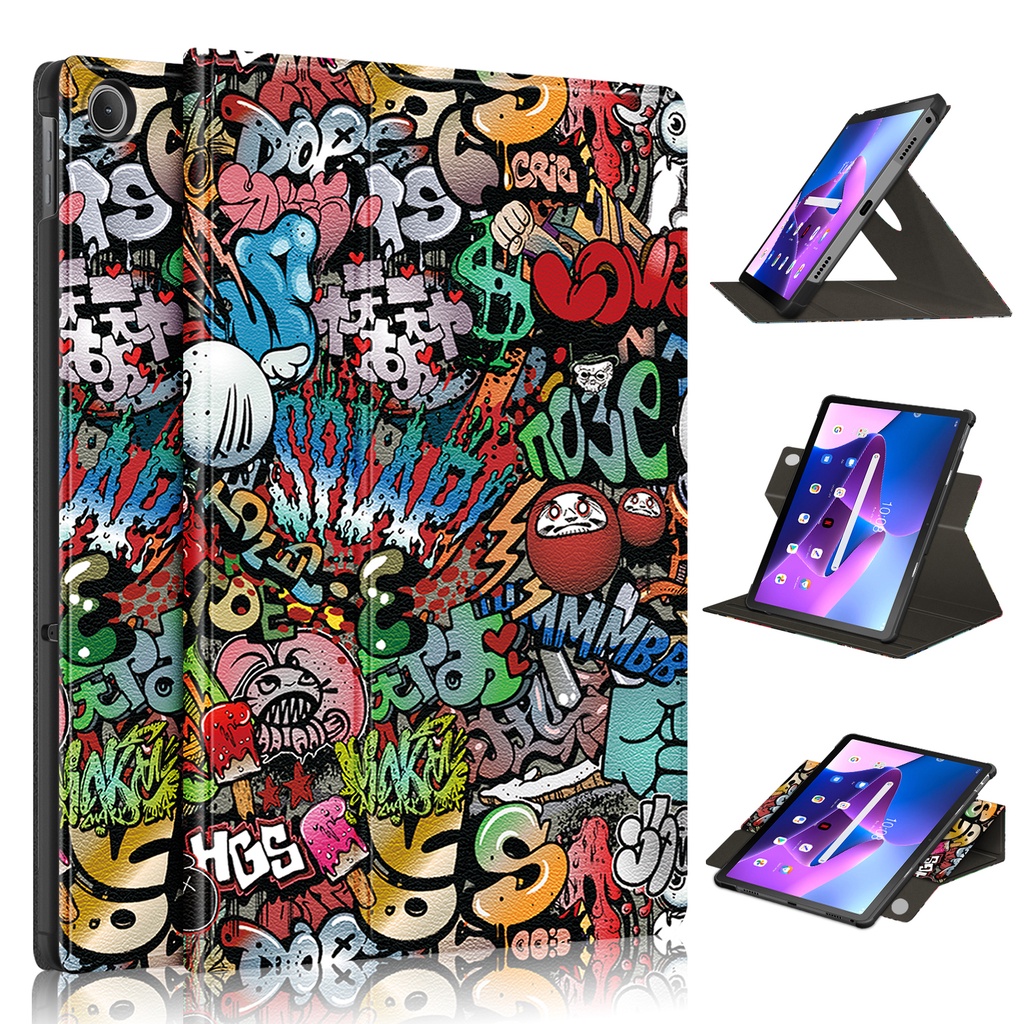 Bao Da Máy Tính Bảng Từ Tính Cho Lenovo TB-125FU TB-128F M10 Plus 3rd Gen 10.6 Inch Lenovo Tab M10 Gen 3 10.1 TB-328