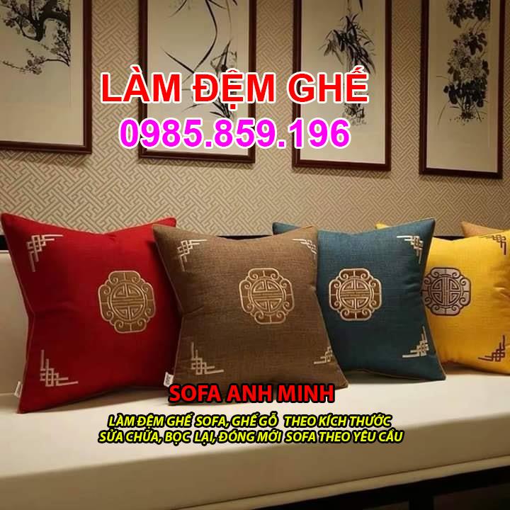 Đệm Ghế Sofa Huyện Gia Lâm Hà Nội, Đệm da ghế gỗ đẹp ở Huyện Gia Lâm