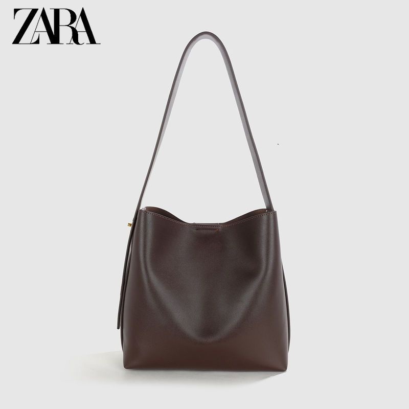 Túi Đeo Chéo Một Bên Vai Sức Chứa Lớn Mẫu Mới 2023Zara Phong Cách Retro