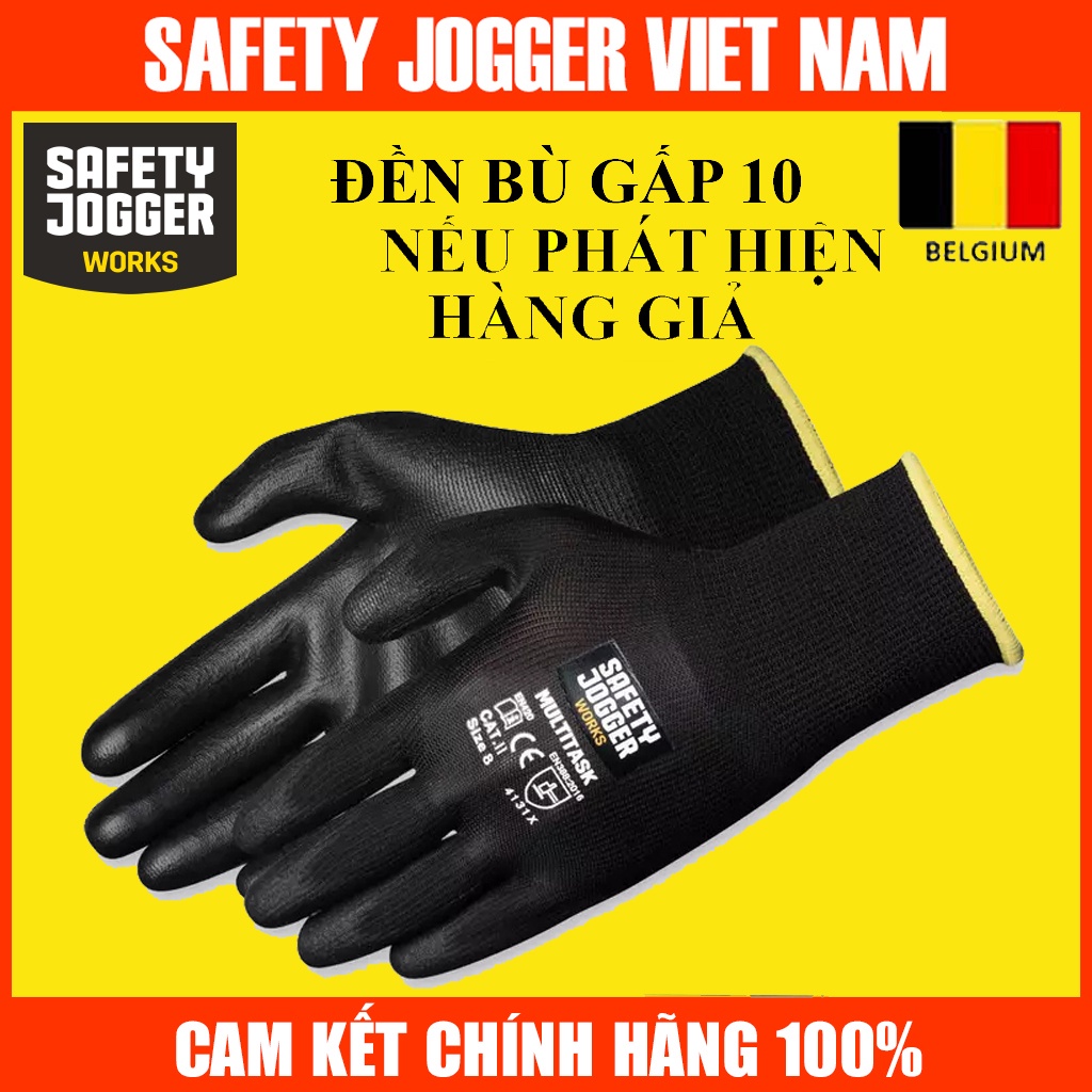 [CHÍNH HÃNG]Găng tay Safety Jogger Multimask Chống Dầu, Chống Cắt