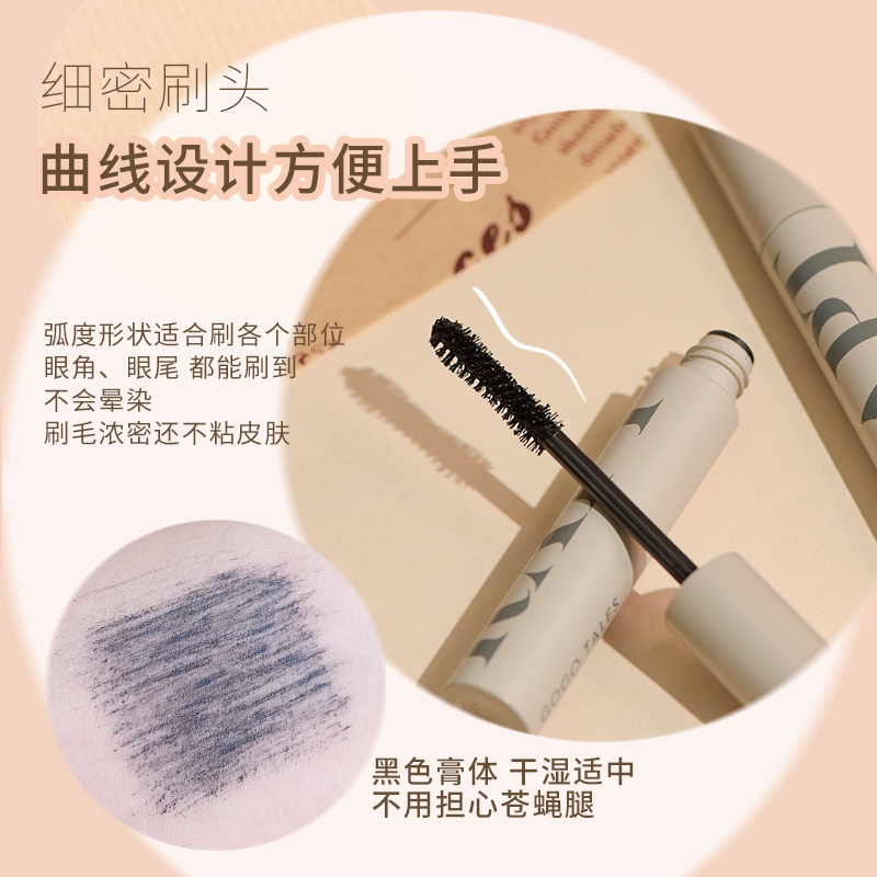 Mascara GOGO TALES Chống Thấm Nước Không Nhòe Chuốt Cong Và Dài Mi Tự Nhiên