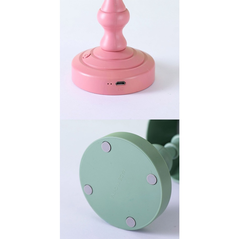 Đèn Ngủ Để Bàn Mini Hình Hoa Sen Phong Cách retro Hoài Niệm Bảo Vệ Mắt