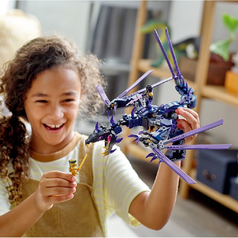 Đồ chơi lắp ráp n.injago rồng đen của chúa tể giúp bé rèn luyện đam mê sáng tạo thông minh 11657 B.ELA-LARI