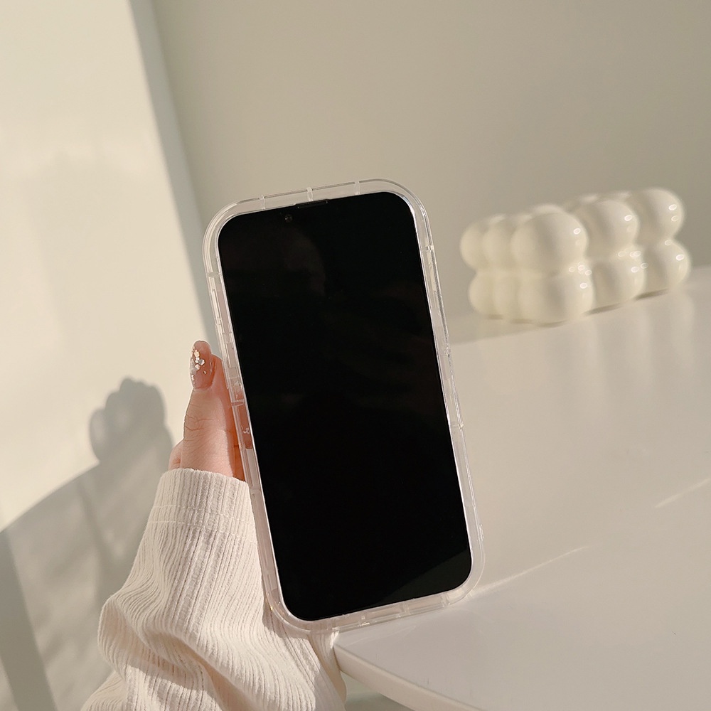 Ốp điện thoại dẻo màu laser họa tiết hoạt hình thỏ hồng dễ thương thích hợp cho Iphone 11 12 13 14 PLUS PRO MAX