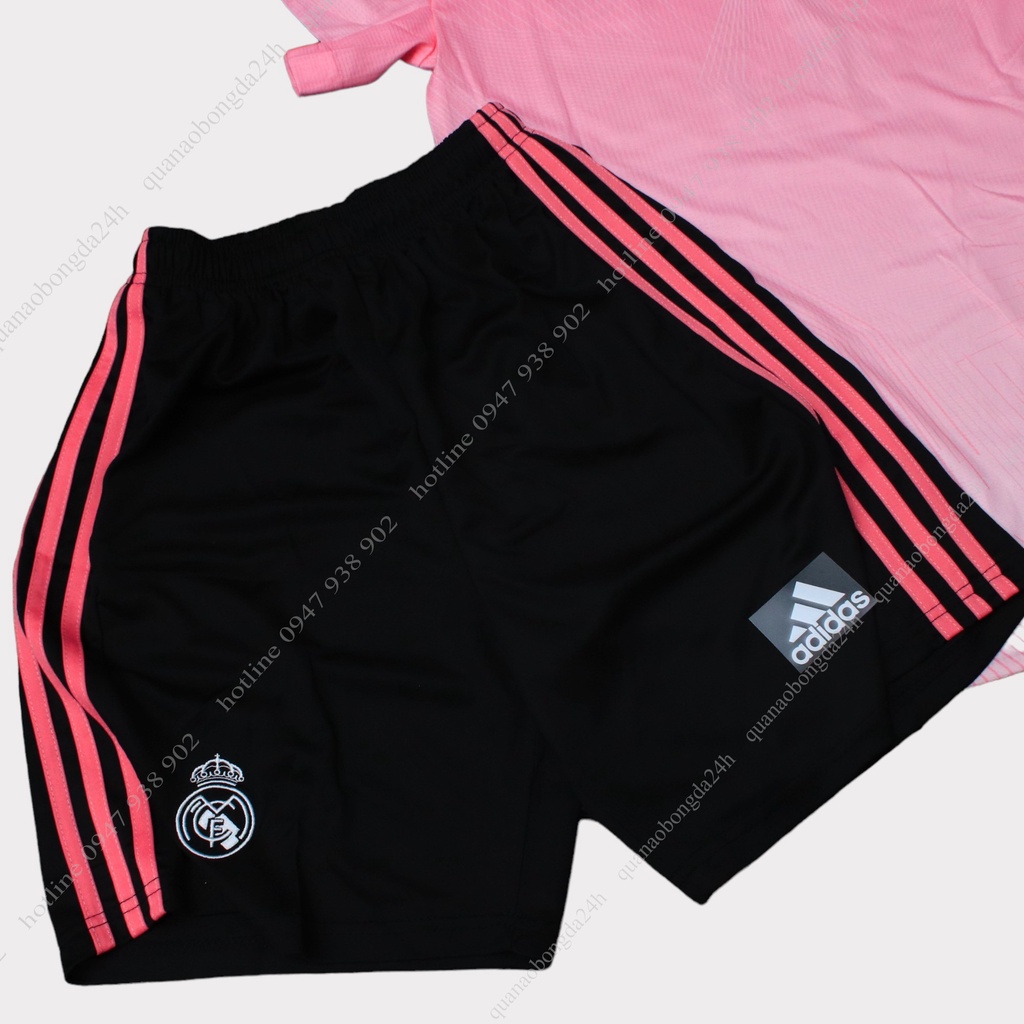 Bộ quần áo đá banh CLB Realmarid màu hồng mùa giải 2023_hàng cao cấp Thailand