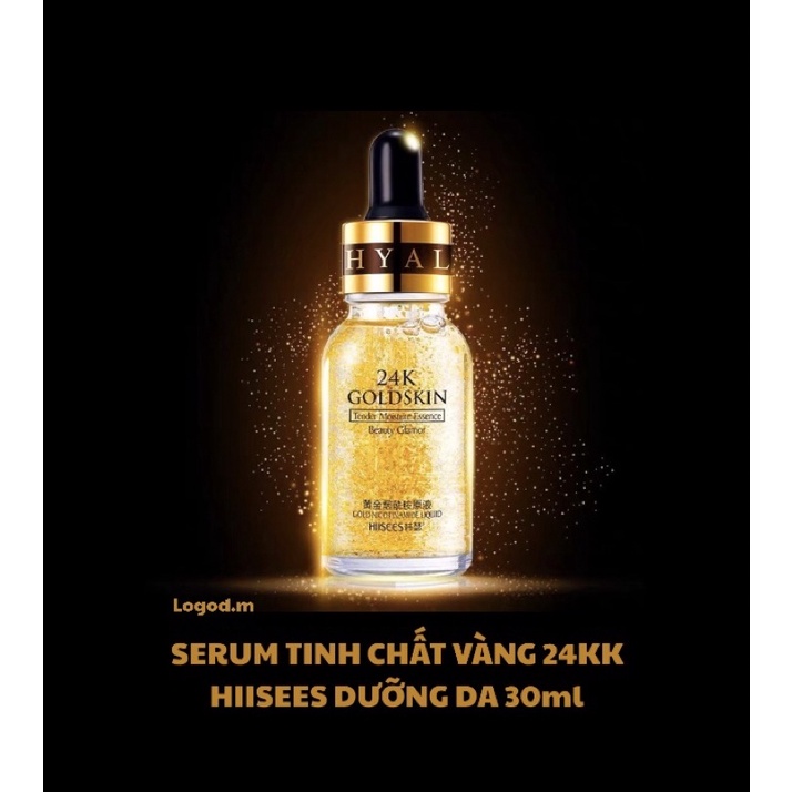 😈SĂN SALE😈Serum Tinh Chất Vàng 24kk HIISEES 30ml - Logod.s