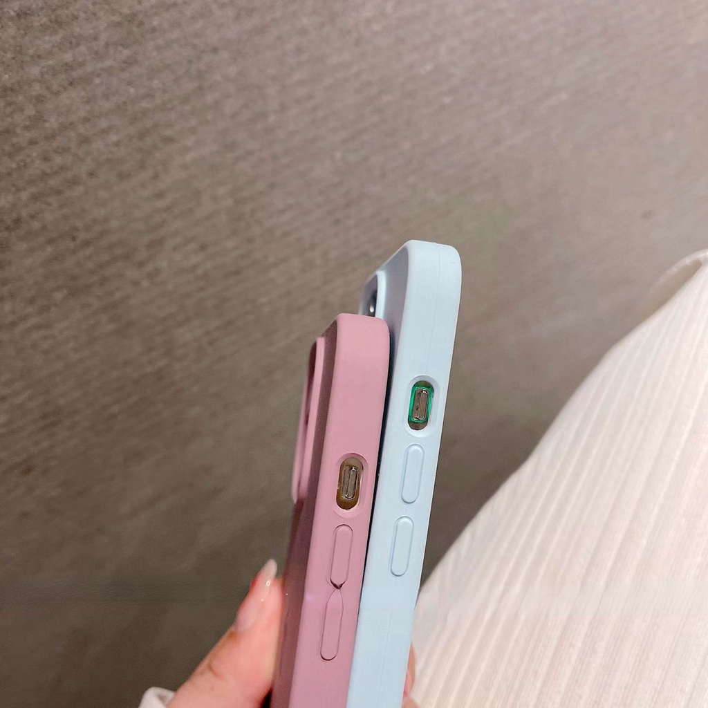 Ốp Điện Thoại Silicon Màu Trơn Thời Trang Cho IPhone 14 Pro MAX 12 13 Pro MAX