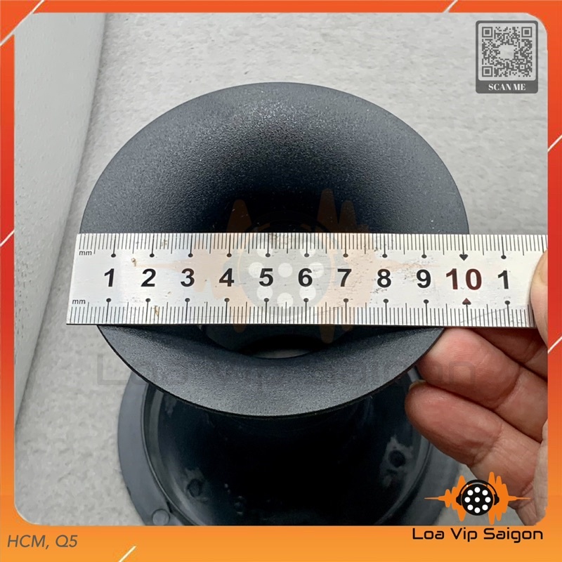 Ống thông hơi cho loa 6,5inch, Nhựa bóng ABS cao cấp