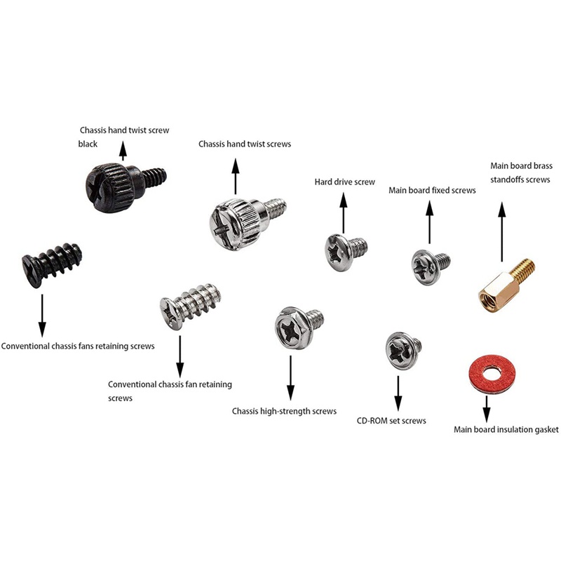 Bộ 280 Ốc Vít M3 M3.5 M5 Cho Vỏ Ổ Cứng Máy Tính