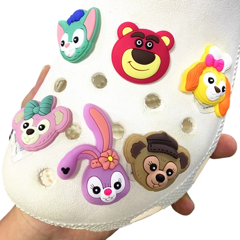 Dễ Thương Ghim Trang Trí Hình Giày / Giày / Giống Gấu / Thỏ stella lou Bits Đáng Yêu Cho Nữ