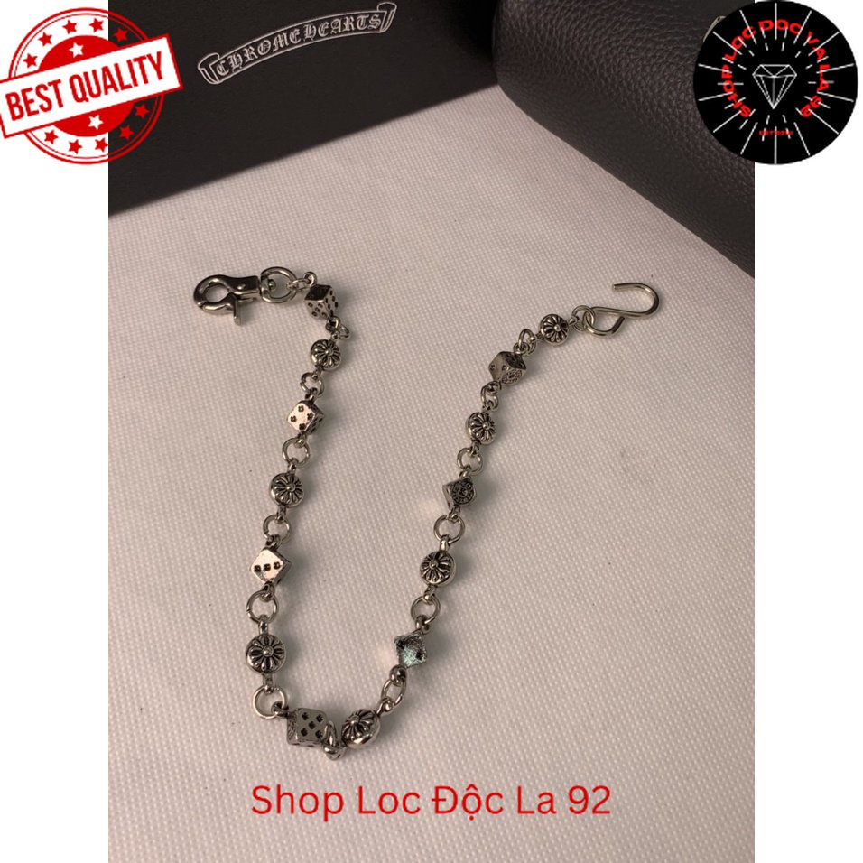 Chain, xích quần Chrome Heart bạc fullbox cao cấp - Shop Lộc Độc Và Lạ