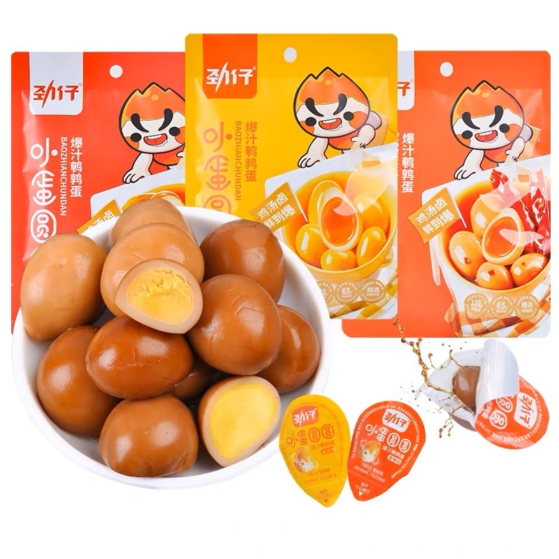 Trứng cút hầm ướp gia vị