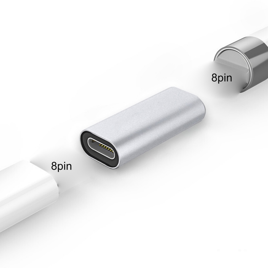 Đầu Chuyển Đổi Sạc Nhanh Bằng Hợp Kim Nhôm Hình Hoa Hướng Dương Cho Apple Pencil