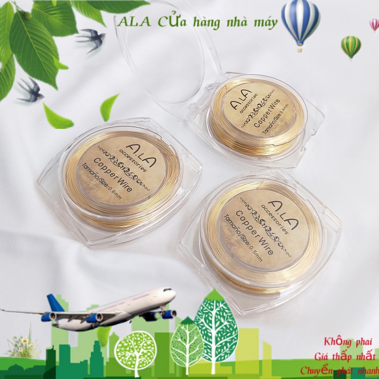 💖Trang sức DIY phụ kiện💖Mạnh mẽ màu vàng mạ vàng 14K dây mềm tự làm đồ trang sức vật liệu dây mạ vàng dây chuyền sản phẩm phẩm mạ vàng dây[Dây mạ vàng/Vòng tay/Vòng cổ/Dây chuyền]