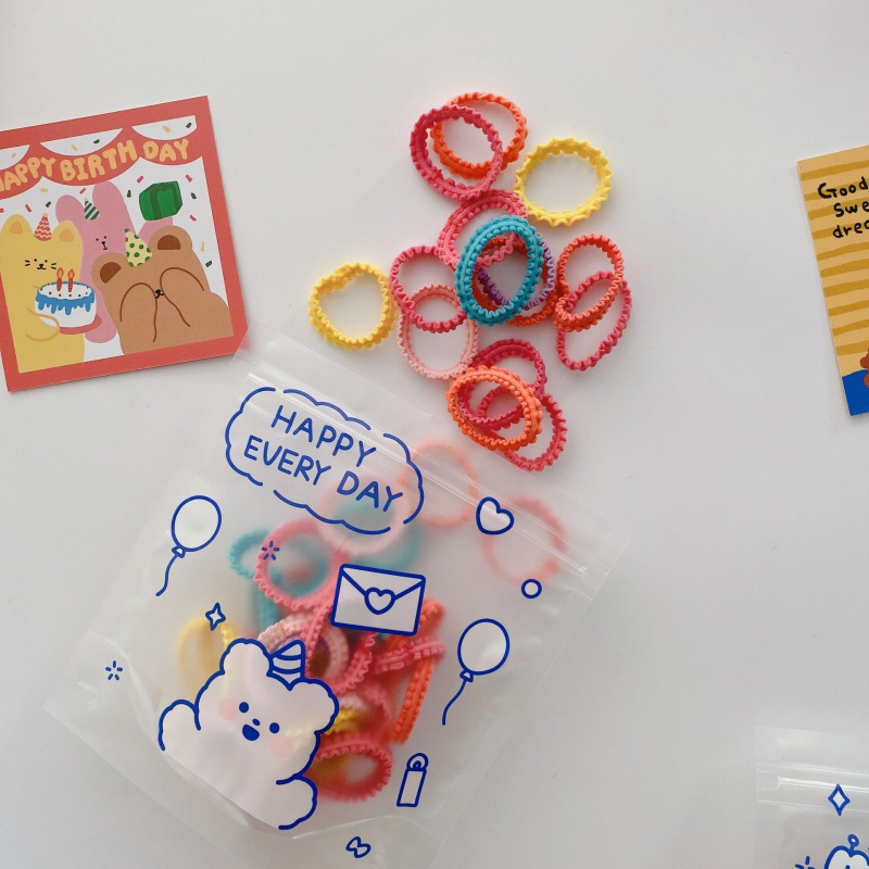 Khung Treo Đồ Dùng Em Bé Tiện Dụng Chất Lượng Cao❤Set 50 Dây Cột Tóc Co Giãn Màu Kẹo Ngọt Phong Cách Phương Tây Dễ Thương Cho Bé Gái