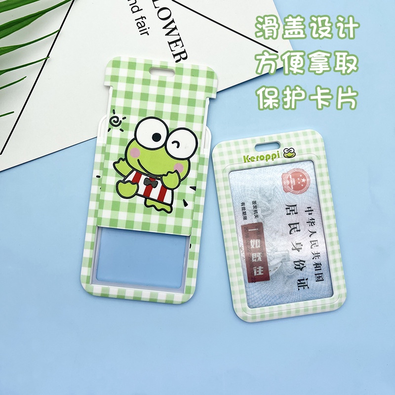 Ví Đựng Thẻ / Tài Liệu / Thẻ Hình Chú Ếch Mắt To Hoạt Hình Phong Cách Mới 2023