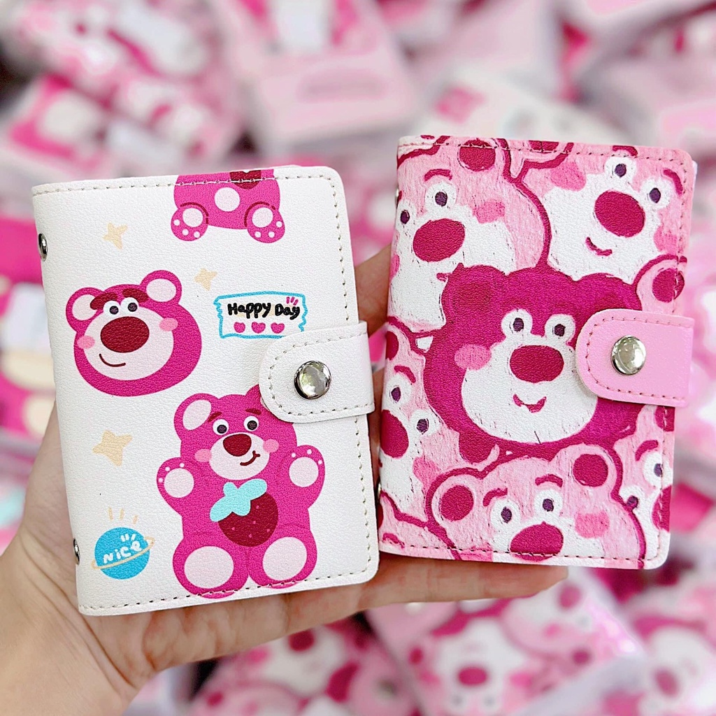 Ví Gấu nhiều ngăn đựng thẻ ngân hàng, name card, CCCD dễ thương hot trend
