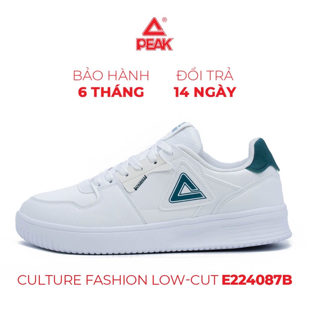 Giày thể thao sneaker nam nữ, giày casual PEAK Culture Fashion Low-cut E224087B