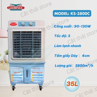 Quạt hơi nước ks 3800c- máy lọc không khí - công xuất lớn