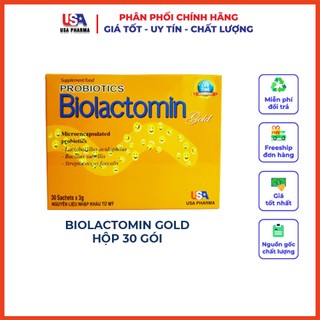 Men tiêu hoá BIOLACTOMIN GOLD cân bằng hệ vi sinh đường ruột, giảm táo bón