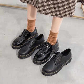 Giày mary jane da bóng big size 35-43 - ảnh thật