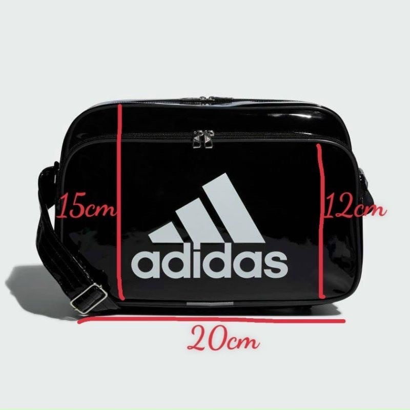 Túi Adidas đeo chéo da bóng phong cách unisex