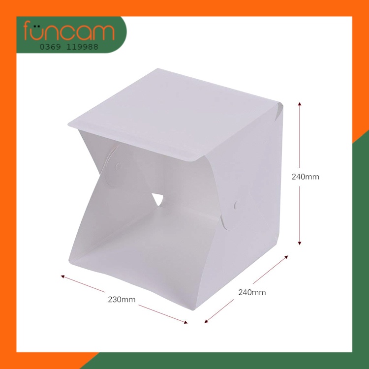 Hộp chụp ảnh sản phẩm kèm đèn led