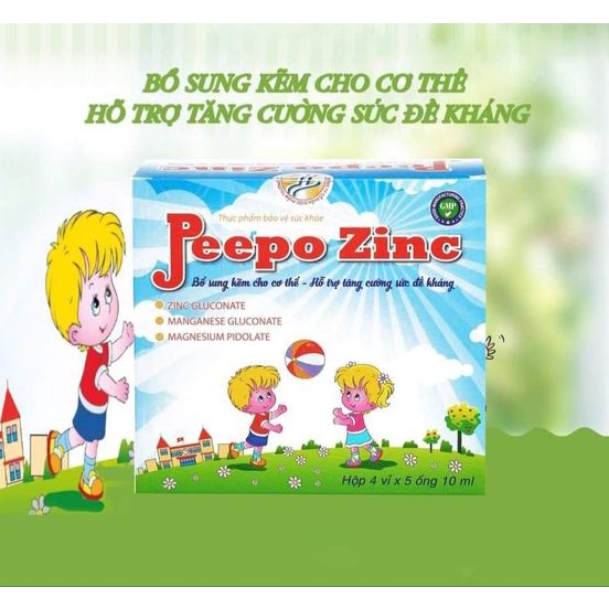 PEEPO ZINC - Bổ sung kẽm, tăng cường sức đề kháng, kích thích ăn ngon.