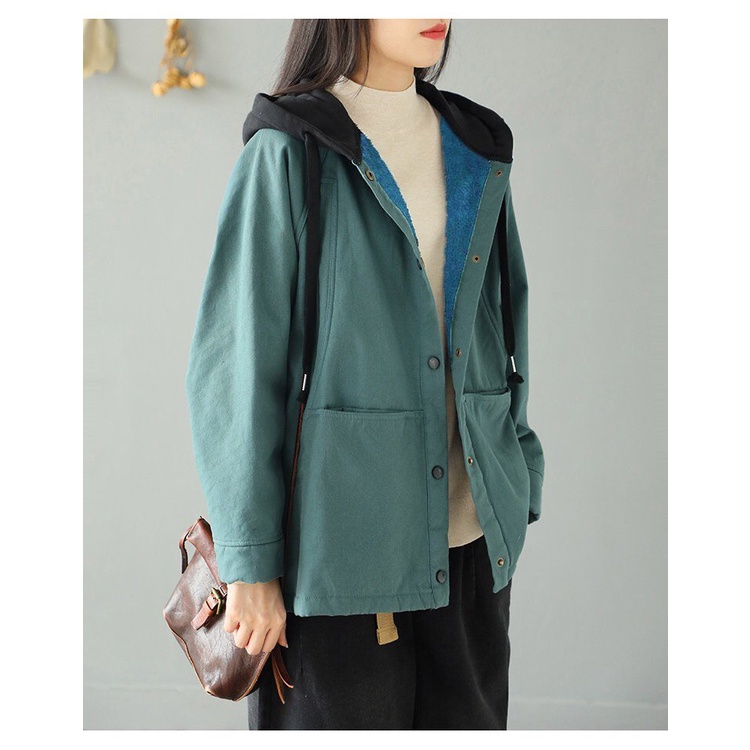 Áo Khoác Kaki Tokyokei TAH73 Lót lông Siêu Ấm Cho Mùa Đông