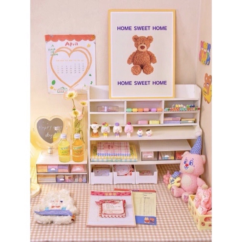 Tủ để bàn đựng đồ đa năng , hộp đựng bút nhiều ngăn kéo  , kệ mỹ phẩm đồ dùng học tập decor bàn học