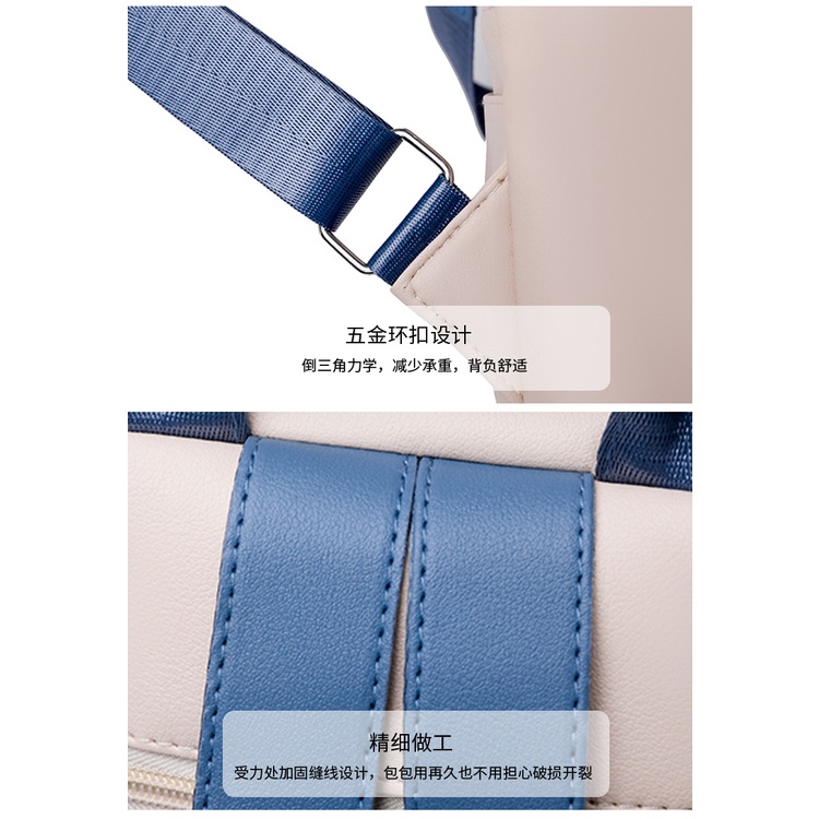 Ba Lô Du Lịch Sức Chứa Lớn Siêu Nhẹ Chống Thấm Nước Phong Cách Hàn Quốc Thời Trang Cho Nữ