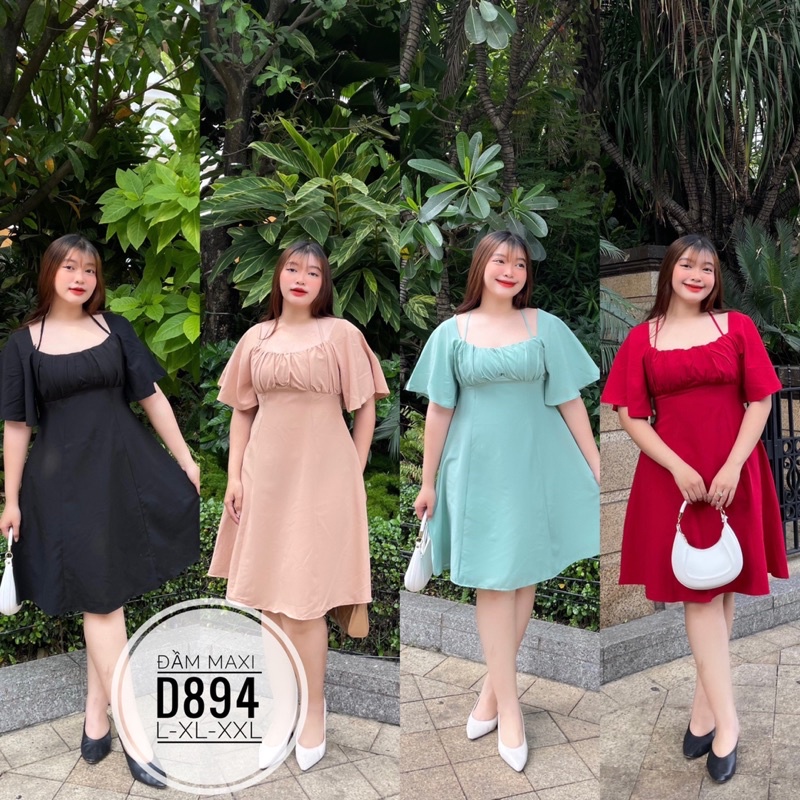 BIGSIZE Đầm maxi D894