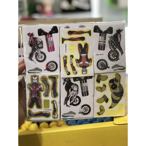 Bộ thẻ giấy ráp hình 3D