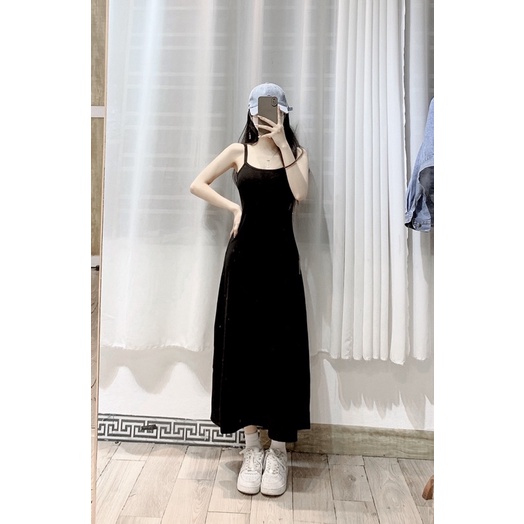 Váy body 2 dây dài